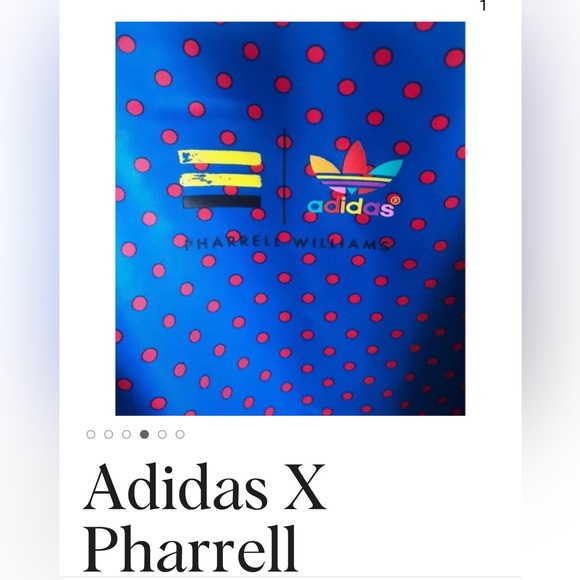 Adidas X Pharrell Williams RARE Blue/Red Polkadot Jacket,Size-Medium(M) - Picture 7 of 15